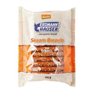 Dinkelbrezel mit Sesam  125g