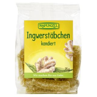 Ingwerstäbchen kandiert