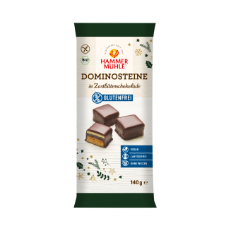 Dominosteine in Zartbitterschokolade 140 g