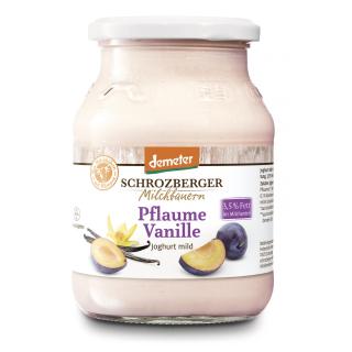 SZ Saison-Joghurt VanillePlaume 500g Glas
