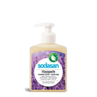Flüssige Bio-Pflanzenseife Lavendel-Olive  300ml