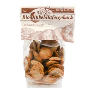 Bio-Dinkel-Hafergebäck, vegan 125g