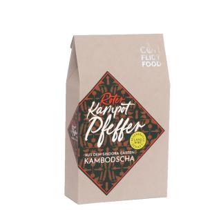 Roter Kampot Pfeffer 33g, Geschenkverpackung