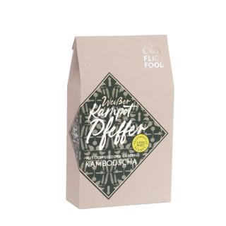 Weißer Kampot Pfeffer 33g, Geschenkverpackung
