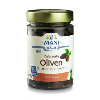 Kalamata Oliven al Naturale, entkernt  175g
